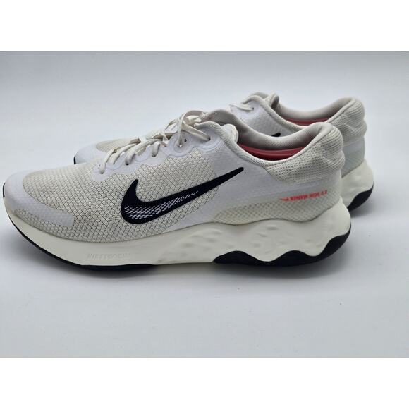 Nike Renew Ride 3 Men's Black White DC8185-102 Sz 12 Athletic Running Sneakers - Picture 1 of 8